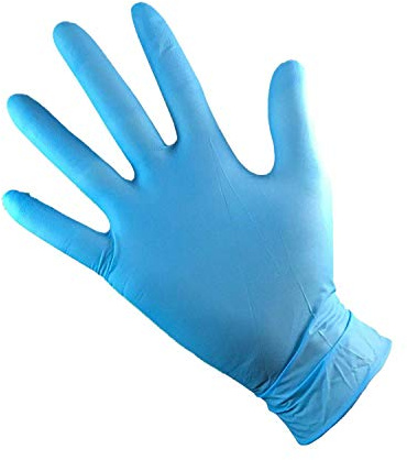Source HygiÈne - Gant nitrile non poudré Bleu 4,0gr 240mm - Bte de 100 - AP - Taille - S