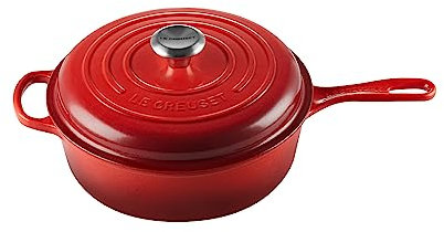 Le Creuset Cassadou Signature en fonte émaillée, 3,75 l, cerise