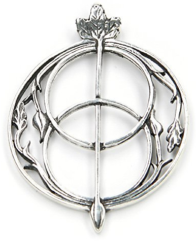 NKlaus Celtic Chalice Well Pendant 925 Silver 4,5cm lucky charm 3891