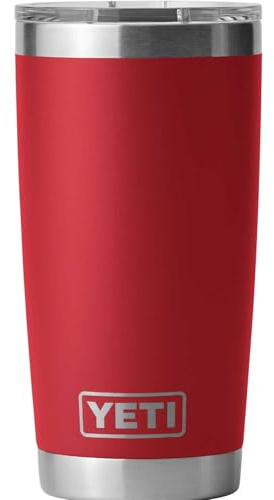 YETI Rambler Becher Mit MagSlider Deckel, Rescue Red, 20 oz (591 ml)