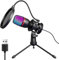 Hoppac Micrófono USB Profesional para PC, Microfono Condensador con Trípode y Filtro Pop, Plug & Play Microfono Compatible con PC, Portátiles, PS4/5, Microfono para Streaming, Podcasting, Youtube