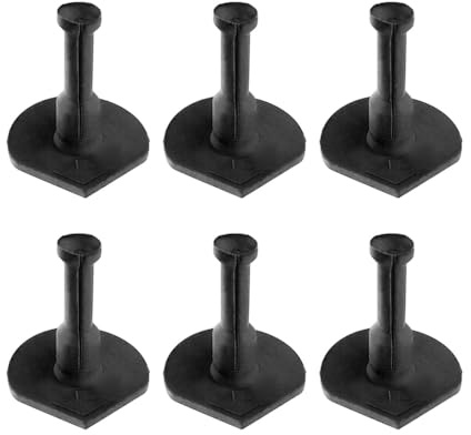 DONGKER Golf Tees, 6PCS Gummi-Golf-Tees für Matten, Performance Gummi Tees für Driving Range und Indoor-Outdoor-Übungsmatten