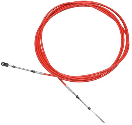 QUARKZMAN 700cm 24FT 33C/3300 Marine Boot Gas- und Schaltzug Rot