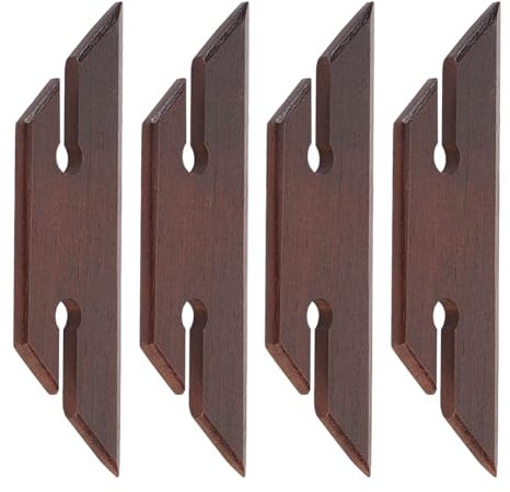 BENECREAT 4 Stück Webschiffchen Aus Holz, Stricken Handgefertigte Webstuhlwerkzeuge Schiffchen Abgeschrägte Webstäbe Zum Weben DIY Handwerk Webzubehör