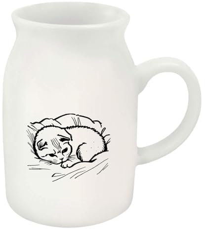 Azeeda 300ml 'Scottish Fold Cat' Ceramic Milk Jug (MJ00015332)
