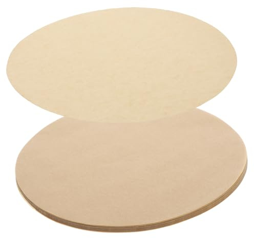TOPPERFUN 100 Feuilles de Papier Parchemin pour Cuisson à L'Air Fryer et Pâtisserie, Papier Sulfurisé Sûr et Antiadhésif, Cuisson sans Graisse