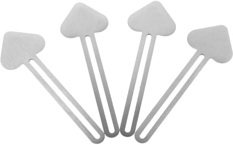 Hemobllo 4pcs Metal Paint Tube Squeezer Set Heart-shaped Stainless Steel Pressers for Art Supplies, Manual Tube Roller Extruder for Paint, Cream, Toothpaste Dispensing