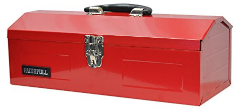 Faithfull FAITBB16 Metal Barn Tool Box 420mm (16in)