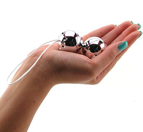 Silver Balls - Liebeskugeln - 2 Stk - in praktischer Geschenkverpackung