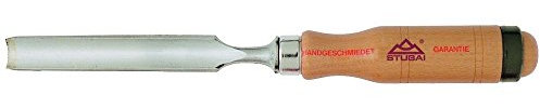 Stubai 360005 Firmer Gouge Chisel with Wooden Handle, Silver/Beige, 16 mm