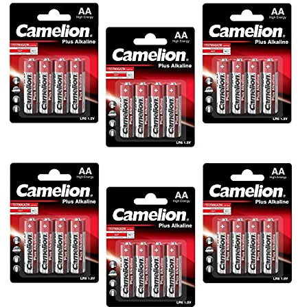 Camelion – Confezione di 6 Blister di 4 Pile LR06/AA Super alcaline 1,5 V