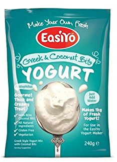 Easiyo Greek & Coconut Premium Yoghurt Mix 240g (Pack of 2)