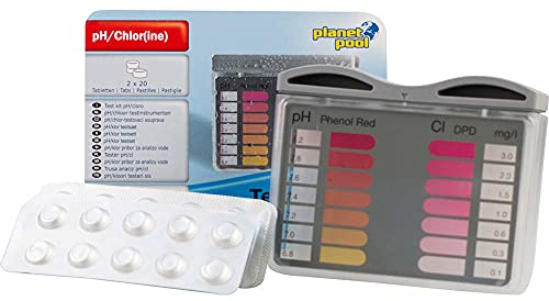 pH/Chlor-Testbesteck - mit je 20 Tabletten
