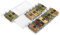 Lifewit Gewürz Organizer Schublade, 6 Stück Abnehmbares Gewürzregal Schublade Breite 20 bis 40 cm, 3 Etagen Gewürz Schubladeneinsatz aus Kunststoff, Spice Rack für Arbeitsplatte/Schrank, Durchsichtig