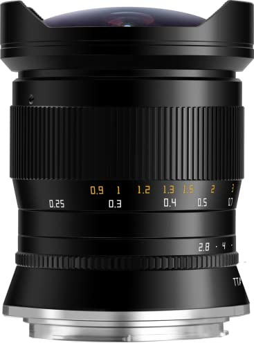 TTARTISAN Obiettivo Fisheye F2.8 da 11 mm per Canon EF-Mount EOS-1D X Mark III, EOS 5D Mark IV, EOS 6D Mark IV e altre fotocamere a formato pieno