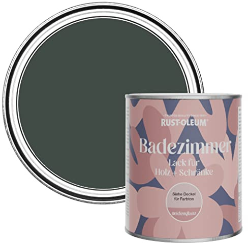 Rust-Oleum Dark Blue Moisture Resistant Bathroom Wood and Cabinet Paint in Satin Finish - After Dinner 750ml