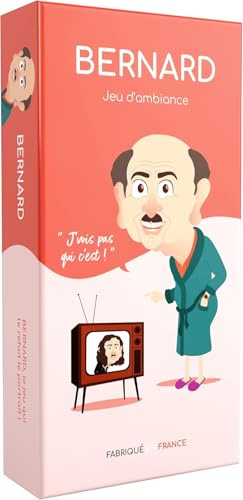 Bernard Jeu de Société Drôle et Impertinent, Créez Un Portrait Absurde et Justifiez-Le, Jeu de Société Adultes, Famille, Apéro, Jeu de Carte x300, Conçu en France, Jeu d’Ambiance comme Idée Cadeau