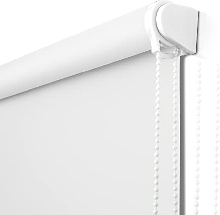 NUTRO CHILL Blinds for Indoor Windows, Blackout Blinds with Thermal Insulated, UV Protection Window Shades for Home, Kitchen, Bathroom (52 W x 68 L, White)