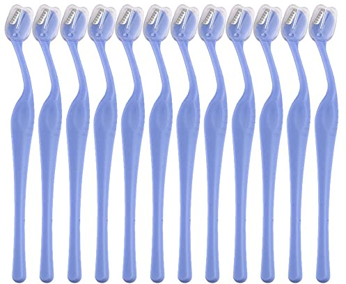 Lot de 12 micro-rasoirs à sourcils portables pour homme et femme