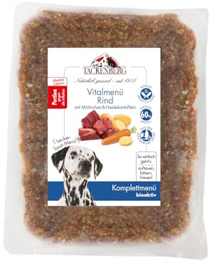 TACKENBERG Vitalmenü vom Rind mit Möhrchen & Heidekartoffeln, 14 x 500 g