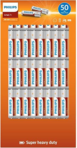 Philips Longlife Batterien - AA - 50 Stück