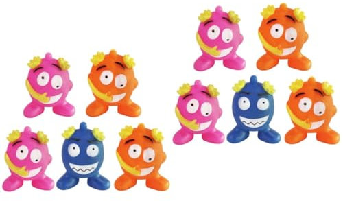 BESTonZON 10 Pièces Jouet Sonore pour Animaux De Compagnie Jouet pour Animaux De Compagnie De Dessin Animé Jouets pour De ie Plateau Chaise Haute Puzzle Molaire