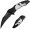 Carimee Taschenmesser, EDC Klappmesser Outdoor, Mehrzweck-Edelstahl 8Cr15MoV Schwarz Hawkbill Klinge, Militär Stil, Herren Geschenk