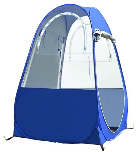 Pop Up Einzel-Angelzelt für Outdoor-Camping mit Fenstern und Türen – Automatischer sofortiger Aufbau Regen Schattenzelt für Wandern und Strand – Inklusive Tragetasche