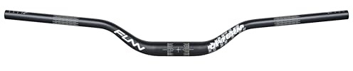 Funn Upturn Riser Lenker, Klemme 35mm, Breite 800mm, Rise 55mm (Schwarz) | dreifach konifiziert, AL6061 und AL6066, aufrechte Geometrie, Markierungen für Schalt- und Bremshebel, für MTB und BMX