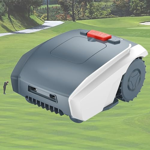 Robotic Lawn Mower for Medium Yards, All-Wheel Drive for Steep Slopes, APP Controlled with Self-Charging, Ideal for 0.4 Acres