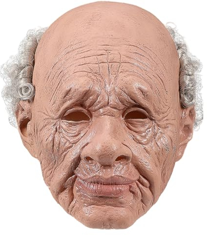 Pesoncarl Alte Mannmaske, realistische atmungsaktiv