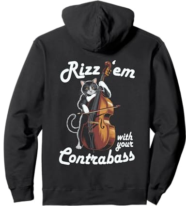 Violoncelle de contrebasse Classique pour Chaton Sweat à Capuche
