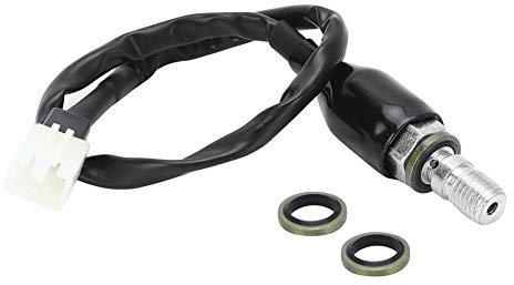 Hydraulik Bremsschalter, M10x1,25 Bremslichtschalter Universal-Motorradölschlauch Hydraulikpumpe Verstärkter Bremsdruckschalter hinten(Type A)