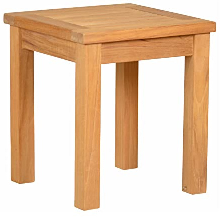Kai Wiechmann Teak Beistelltisch 40 x 40 cm Massivholz Premium wetterfest