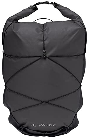 VAUDE Fahrrad Hinterradtasche Aqua Back Light, 2er Set, Ultraleicht, wasserdicht, Made in Germany, Black Uni, Einheitsgröße