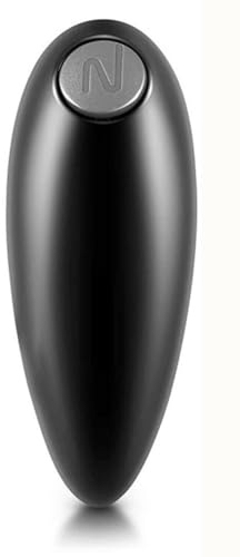 Plmvhpb 1 PCS Ouvre-Boîte Électrique pour Cuisine Ouvre-Boîte en Plastique Noir Lisse pour Personnes Âgées et Patients Arthritiques Ouvre-Boîte de Voyage