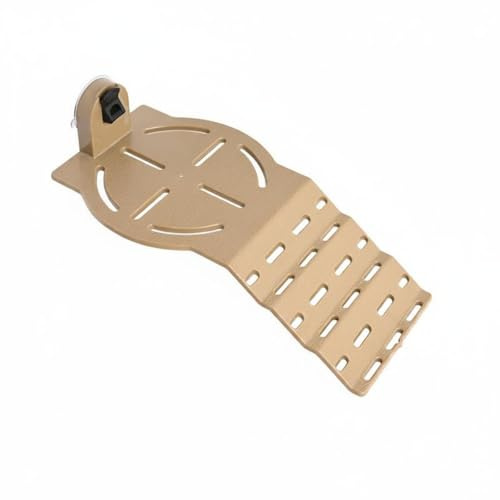 kowaku Plateforme de Baignade pour Rampe Escalade Îlot d'Astreinte Terrasse d'Ensoleillement Ventouses Résistantes Texture Pierre Adaptée aux Reptiles, Bois, Grand