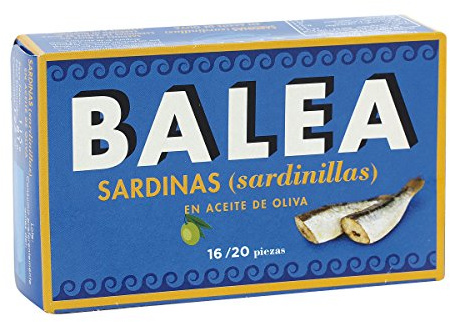 BALEA sardinillas en aceite de oliva 16/20 piezas lata 81 gr
