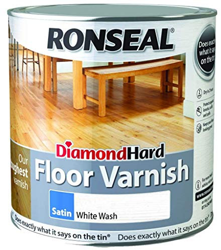 Ronseal Diamond Hard Floor Varnish White Ash 2.5L