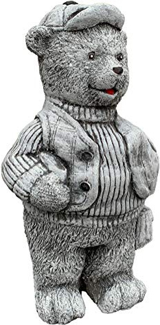stoneandstyle Steinfigur Teddy Paul, Frost- und wetterfest, massiver Steinguss