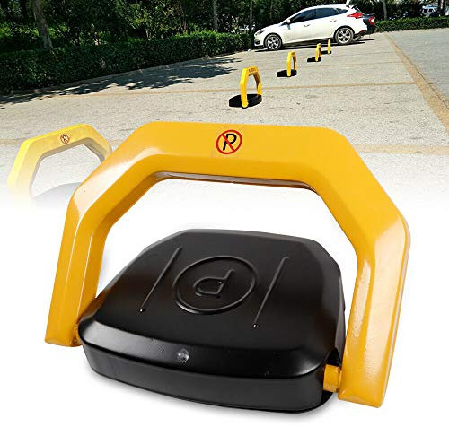 SHZICMY Poteau de stationnement télécommandé - Serrure de parking automatique - Verrouillage de parking - Barrière de parking - Anti-collision - Avec 2 télécommandes