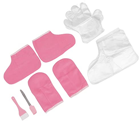 Paraffin Handschuhe & Hand-Fuß-Gesets – Wachsbehandlung für Thermal SPA und Therabath – Flanell Handschuhe & Socken für Hot Wax Handtherapie