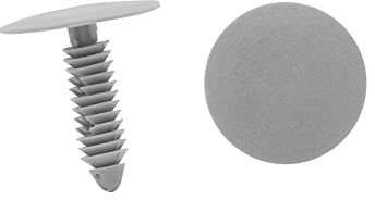 A ABSOPRO Plástico Remaches 7mm Plástico Gris (Juego de 50)