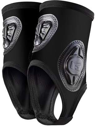 G-Form Pro-X Knöchelschützer - Fußball-Trainingsausrüstung und Fahrradzubehör - Schwarz, Erwachsene S/M