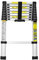 Eulenke Échelle télescopique 2,6 m, echelle Pliante antidérapante, Polyvalente en Aluminium de qualité supérieure, Interrupteur de sécurité, escabeau telescopique Charge maximale : 150 kg