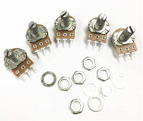 RQLVZHGK Potentiometer 10 Stück WH148 B5K 5K OHM Linear Taper Drehpotentiometer 5KB B5K Pot Elektronische Komponente