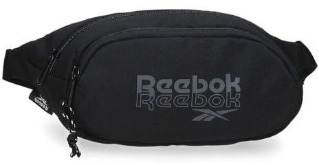 Reebok ONA Riñonera Negro 33,5x14x8 cms Poliéster by Joumma Bags