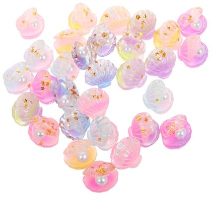 VICASKY 30st Leuchtender Muschelschmuck Indoor-bumerang Accessoires Girlande Beheizter Handtuchhalter Künstliche Girlande Mädchen Bumerang Rosa Girlande Leichtes Gebläse Rohrgirlande Harz