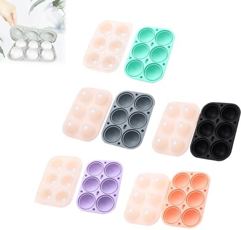 Moldes de huevo de gelatina, moldes de huevo de gelatina, moldes de huevo de gelatina para huevos enteros, moldes de silicona para huevos de Pascua, para chocolate, gelatina, cubitos de hielo (1
