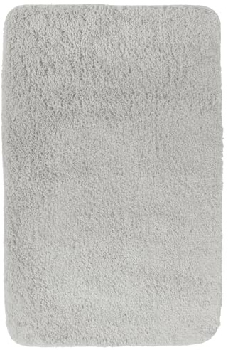NYVI Badematte NYVISpa Lasalle XXL 70x120 cm Weiß Rechteckig - Badezimmerteppich - rutschfest, Saugfähig, Schnell Trocknend, Fußbodenheizung geeignet, Oeko-TEX, Waschbar, Weich